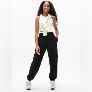 Athleta Girl Run Free Cargo Jogger | Black | Size L/12